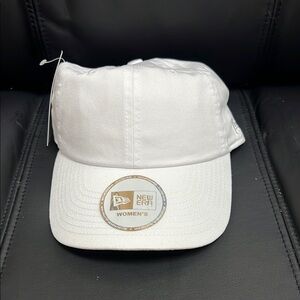 New Era Women's blank White Cap